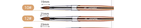 100% Kolinsky Brushes - Image 7