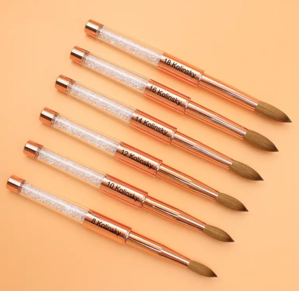 Crystal Kolinsky Brushes