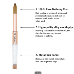 Crystal Kolinsky Brushes