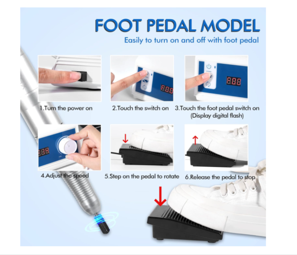 LUG'X 616 Nail Drill - Image 5