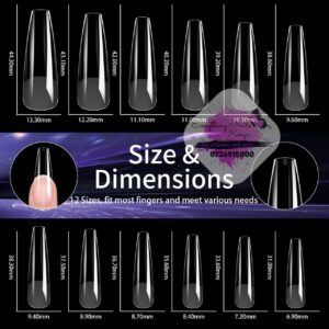 240pcs Soft Gel X Tips