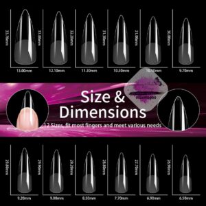 240pcs Soft Gel X Tips