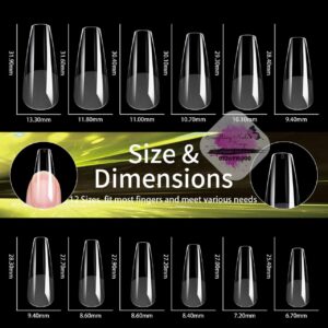 240pcs Soft Gel X Tips