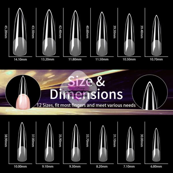 240pcs Soft Gel X Tips - Image 5
