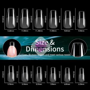 240pcs Soft Gel X Tips
