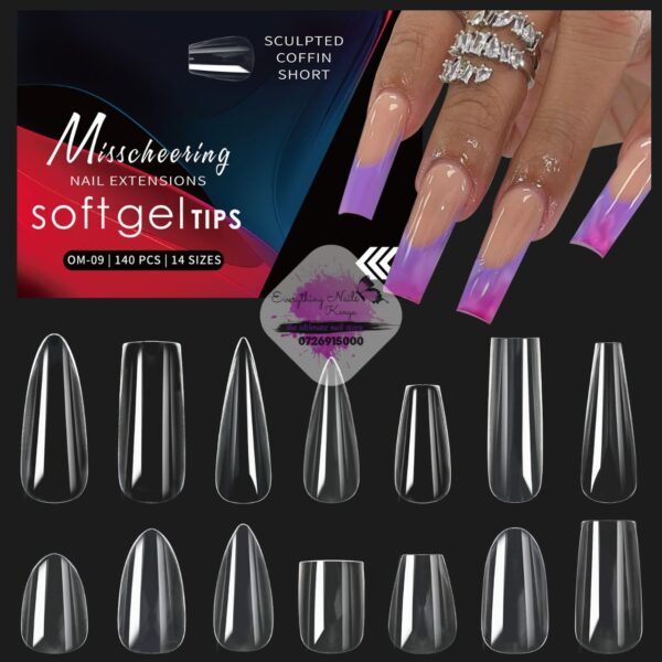 240pcs Soft Gel X Tips